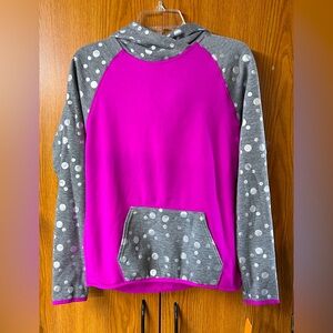 NWT girls fleece lined hoodie size XL
